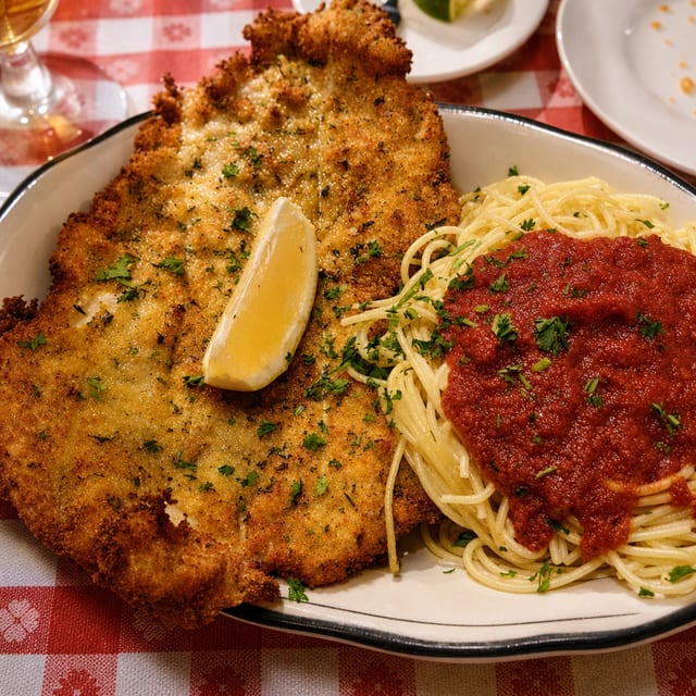 Chicken Milanese.