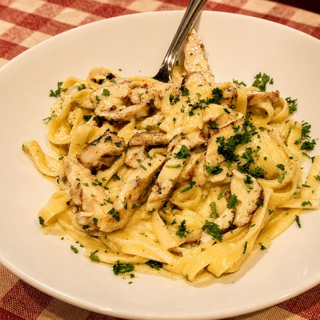 Chicken Fettuccini.
