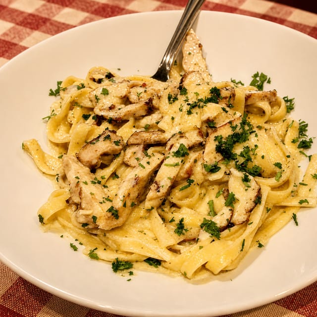 Chicken Fettuccini.