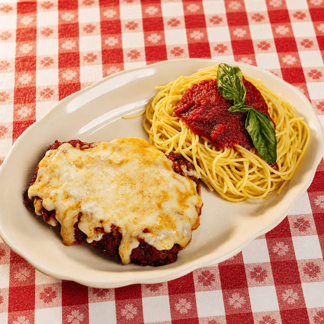 Veal Parmigiana.