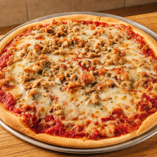 Clam and Garlic Pizza (Large).