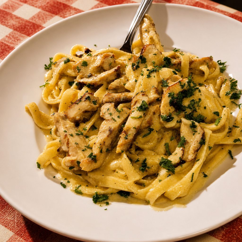 Chicken Fettuccini.