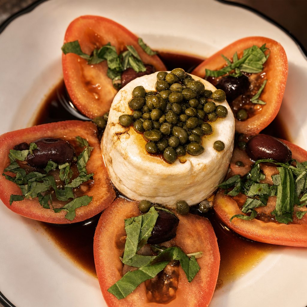 Antipasto Caprese.