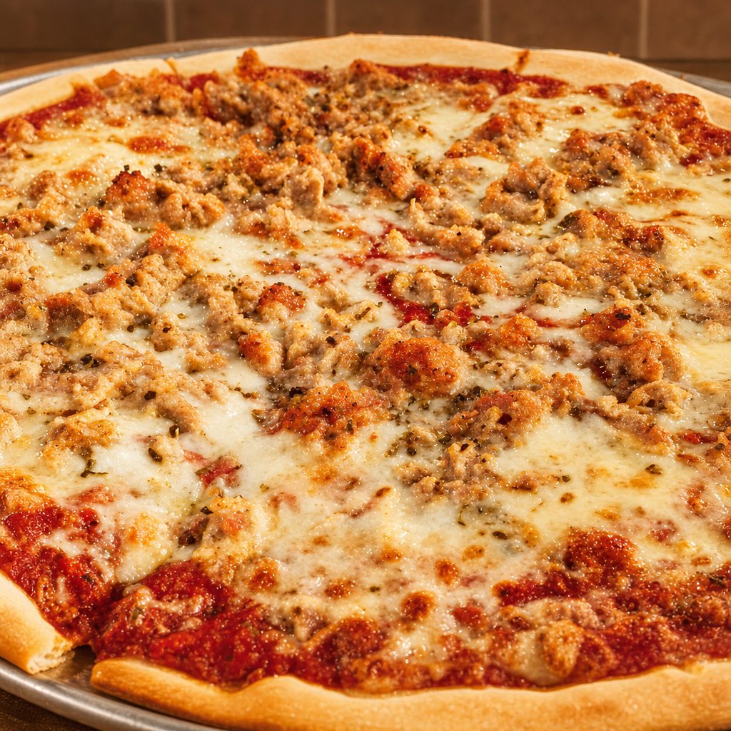 Clam and Garlic Pizza (Medium).