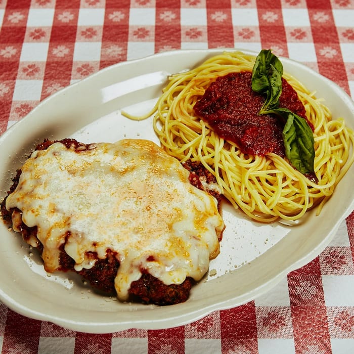 Veal Parmigiana.